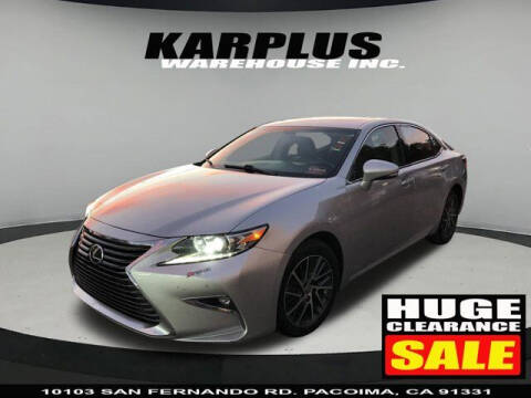 2016 Lexus ES 350 for sale at Karplus Warehouse in Pacoima CA