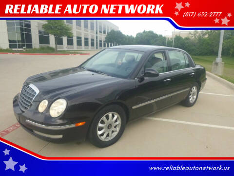 2005 Kia Amanti for sale at RELIABLE AUTO NETWORK in Arlington TX