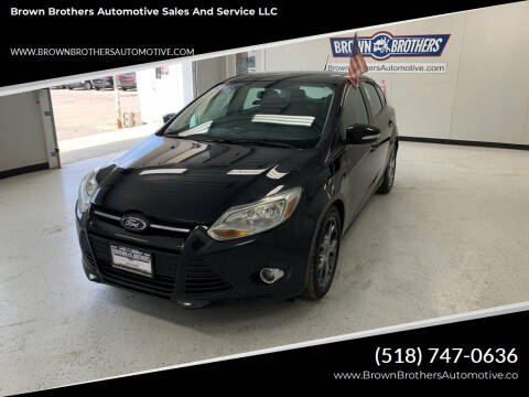 2014 Ford Focus for sale at Brown Brothers Automotive Sales And Service LLC in Hudson Falls NY
