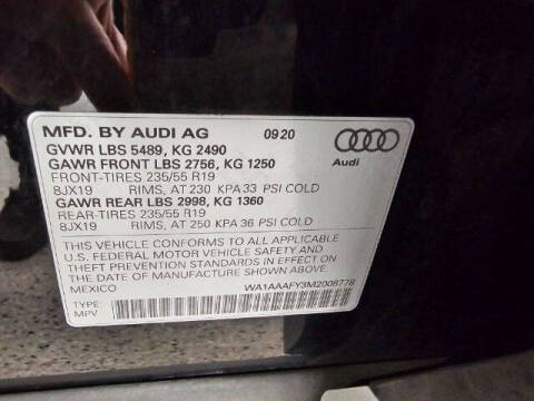 2021 Audi Q5 quattro Premium 45 TFSI