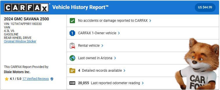 2024 GMC Savana 2500