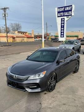 2017 Honda Accord for sale at Right Away Auto Sales in Colorado Springs CO