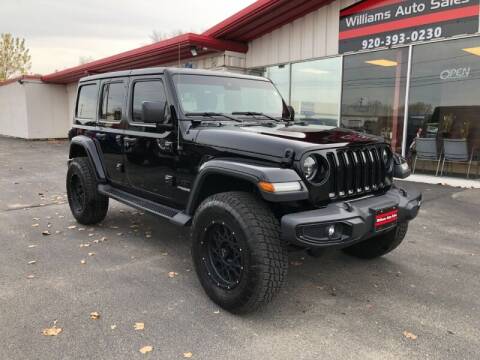 2021 Jeep Wrangler Unlimited for sale at WILLIAMS AUTO SALES in Green Bay WI