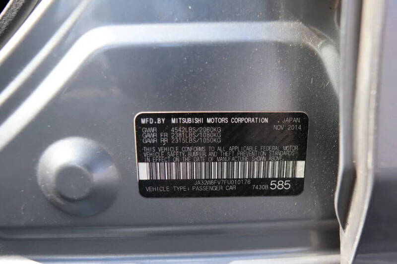 2015 Mitsubishi Lancer Evolution GSR