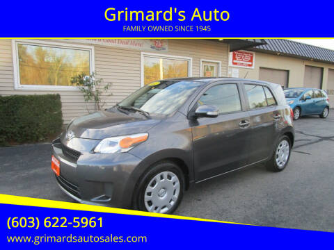 2012 Scion xD for sale at Grimard's Auto in Hooksett NH