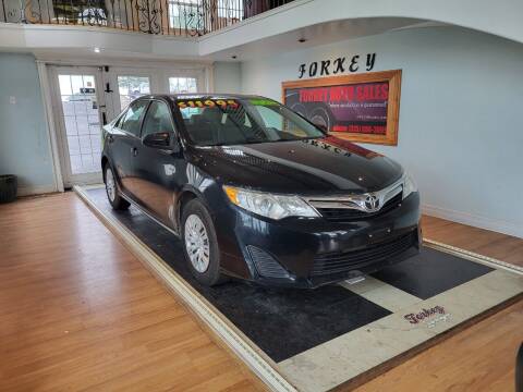 2012 Toyota Camry for sale at Forkey Auto & Trailer Sales in La Fargeville NY