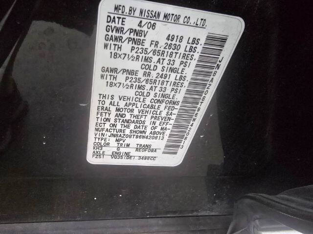 2006 Nissan Murano SL