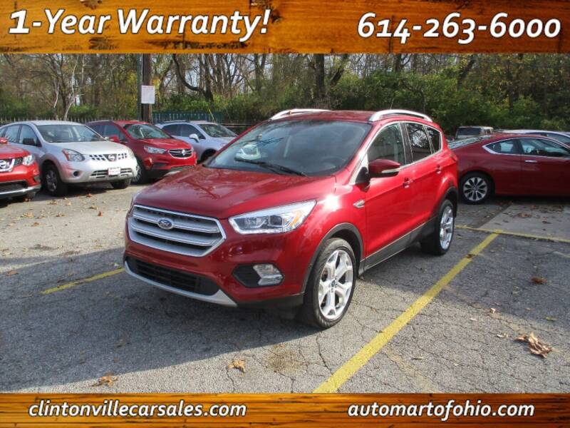 2019 Ford Escape for sale at Clintonville Car Sales - AutoMart of Ohio in Columbus OH