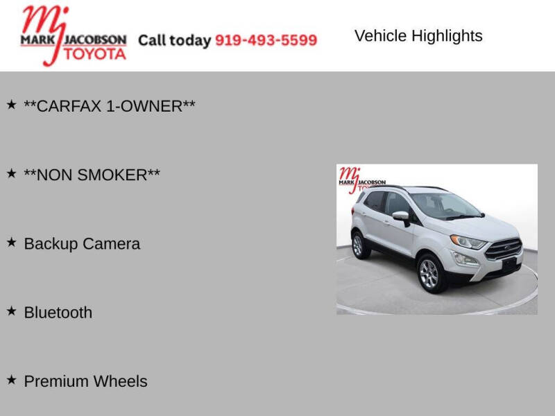 2020 Ford EcoSport SE