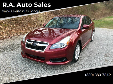 2014 Subaru Legacy for sale at R.A. Auto Sales in East Liverpool OH