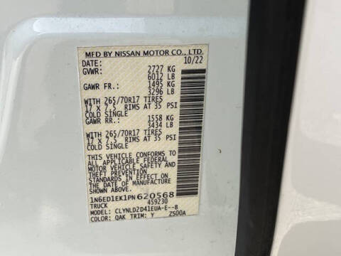 2023 Nissan Frontier PRO-4X