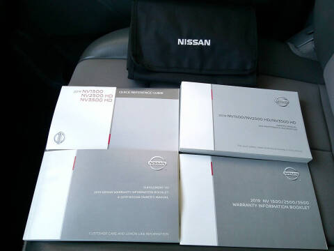 2019 Nissan NV 2500 HD SV