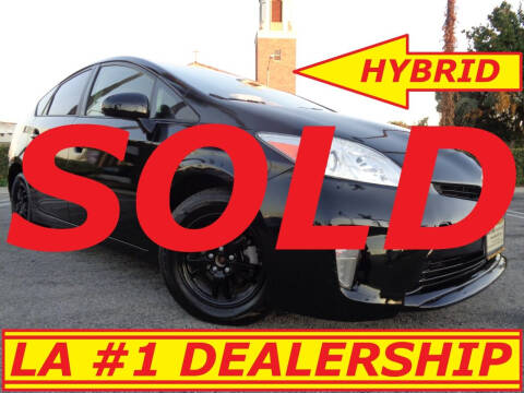 2012 Toyota Prius for sale at ALL STAR TRUCKS INC in Los Angeles CA