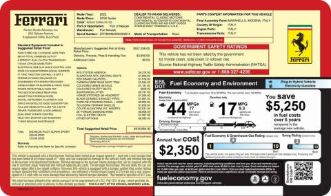 2022 Ferrari SF90 Spider