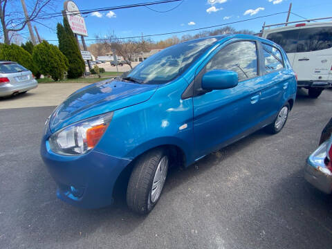 2015 Mitsubishi Mirage for sale at ATLAS AUTO SALES, INC. in West Greenwich RI