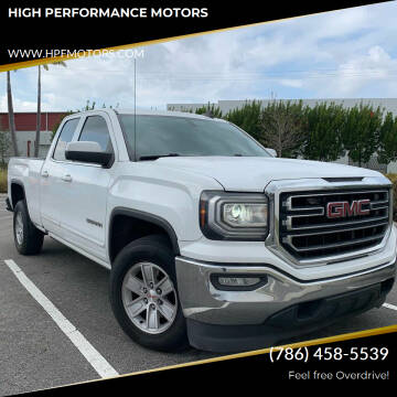 2016 GMC Sierra 1500 for sale at HIGH PERFORMANCE MOTORS in Hollywood FL