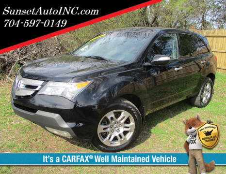 2009 Acura MDX for sale at Sunset Auto in Charlotte NC
