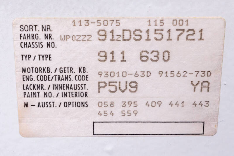 1983 Porsche 911