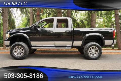 2005 Dodge Ram Pickup 2500 for sale at LOT 99 LLC in Milwaukie OR