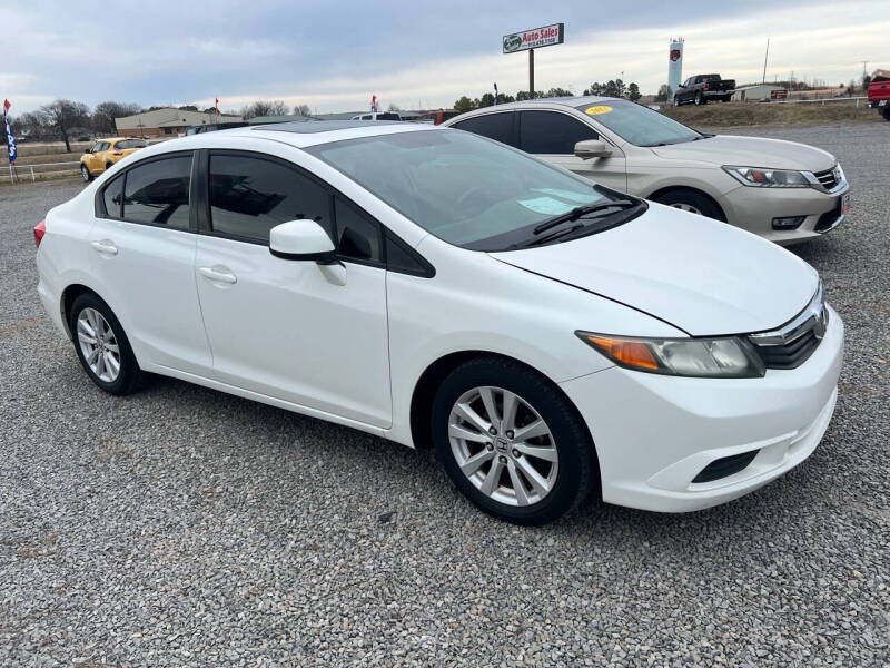 2012 Honda Civic for sale at RAYMOND TAYLOR AUTO SALES in Fort Gibson OK