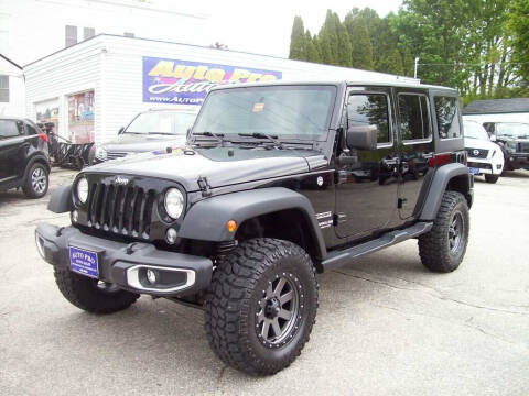 2016 Jeep Wrangler Unlimited for sale at Auto Pro Auto Sales in Lewiston ME