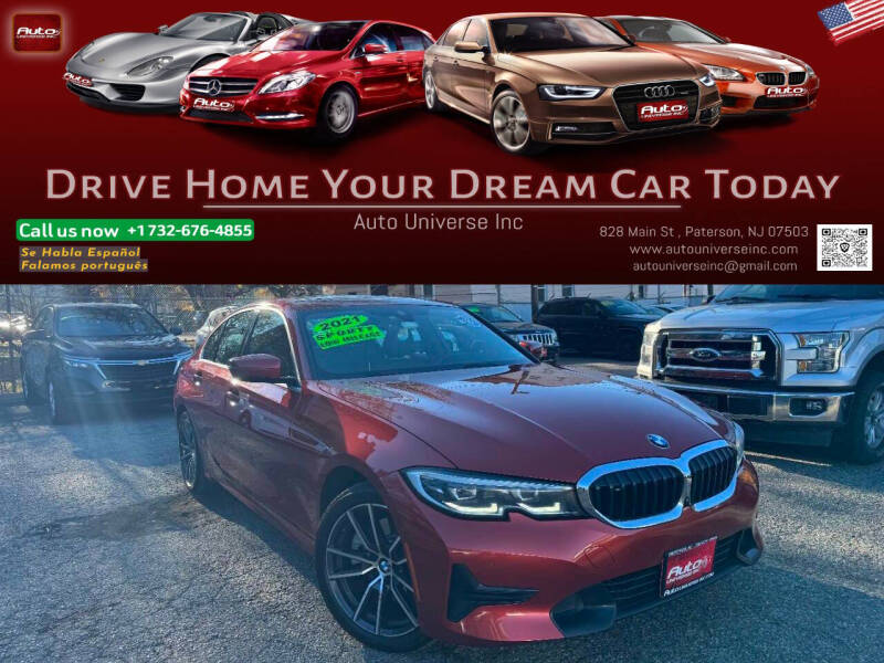 2021 BMW 3 Series for sale at Auto Universe Inc in Paterson NJ