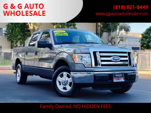 2010 Ford F-150 for sale at G & G AUTO WHOLESALE in North Hollywood CA