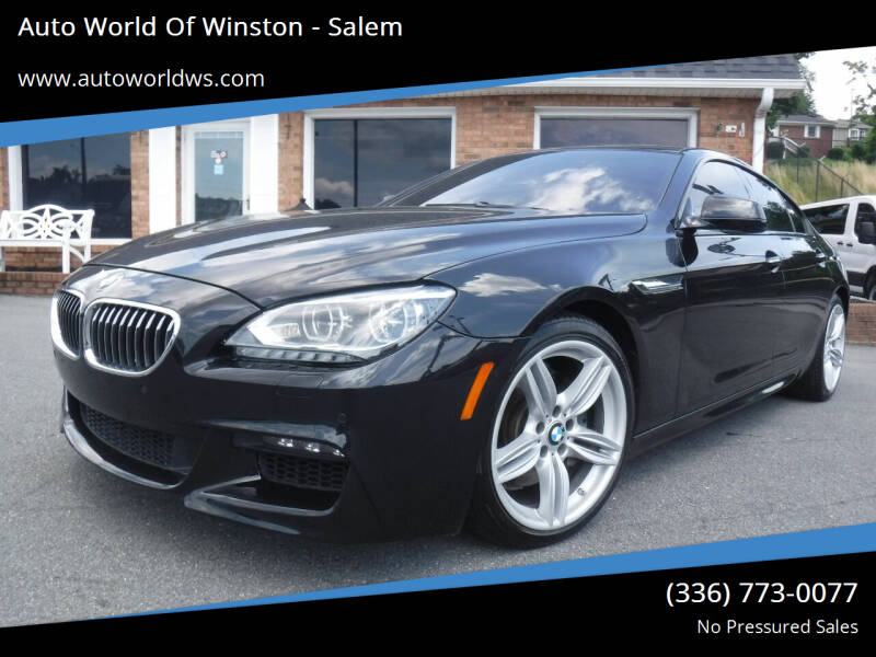 2015 BMW 6 Series for sale at Auto World Of Winston - Salem in Winston Salem NC