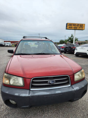 2004 Subaru Forester for sale at LOWEST PRICE AUTO SALES, LLC in Oklahoma City OK
