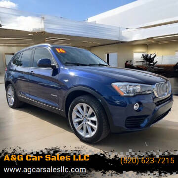 2016 BMW X3 for sale at A&G Car Sales LLC in Tucson AZ