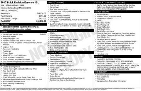 2017 Buick Envision Essence