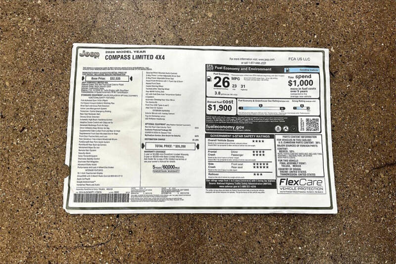 2026 Jeep Compass Limited