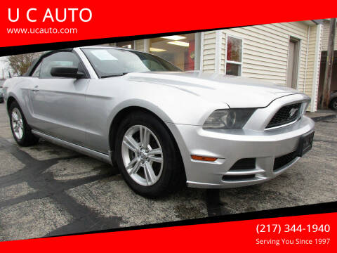 2014 Ford Mustang for sale at U C AUTO in Urbana IL