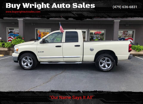 2008 Dodge Ram 1500 for sale at Buy Wright Auto Sales in Rogers AR