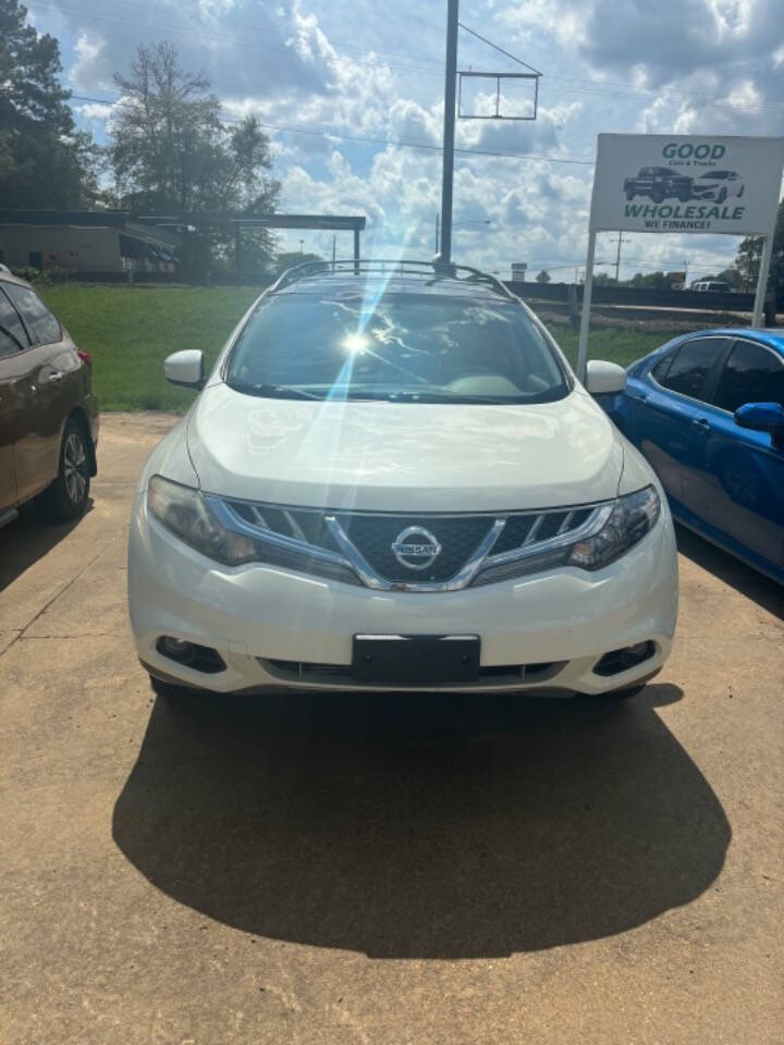 2011 Nissan Murano for sale at Good Cars and Trucks Wholesale, LLC in Crystal Springs, MS