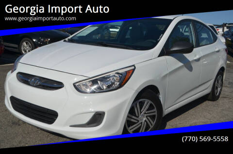 2017 Hyundai Accent for sale at Georgia Import Auto in Alpharetta GA