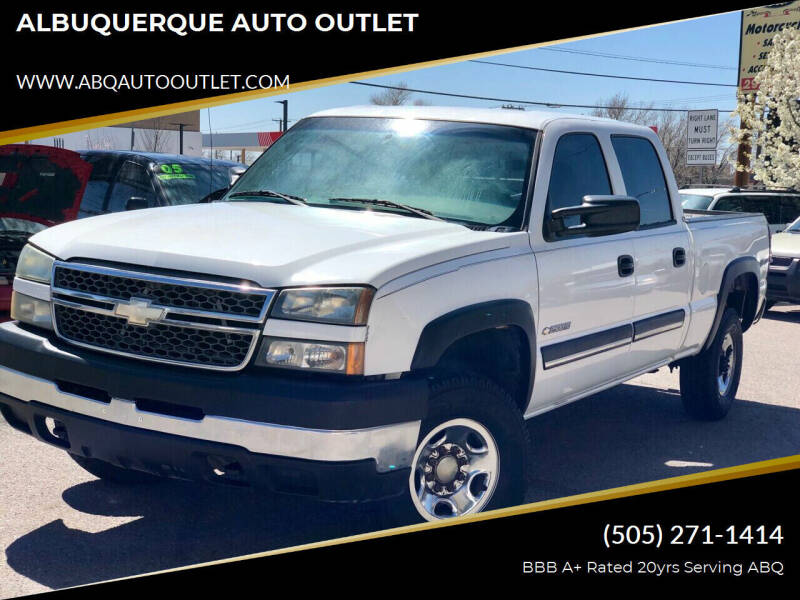 2004 Chevrolet Silverado 2500HD for sale at ALBUQUERQUE AUTO OUTLET in Albuquerque NM