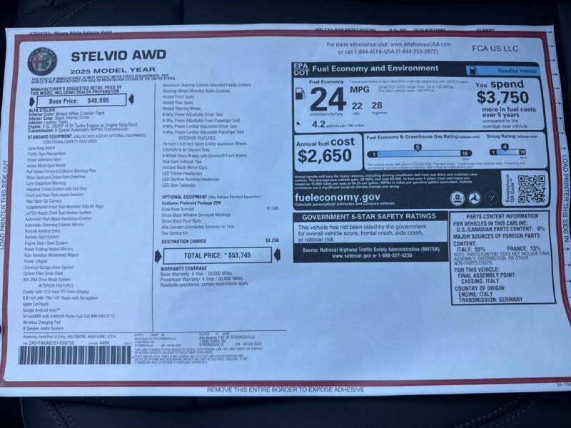 2025 Alfa Romeo Stelvio