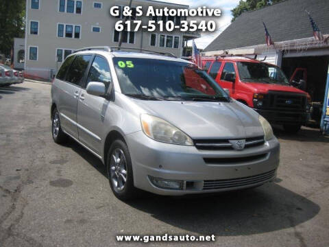 2005 Toyota Sienna for sale at G & S Auto Service in Roslindale MA