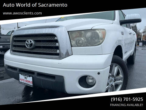 2007 Toyota Tundra for sale at Auto World of Sacramento Stockton Blvd in Sacramento CA