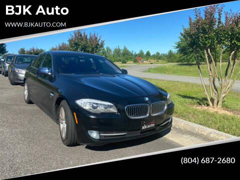 2012 BMW 5 Series for sale at BJK Auto in Mineral VA