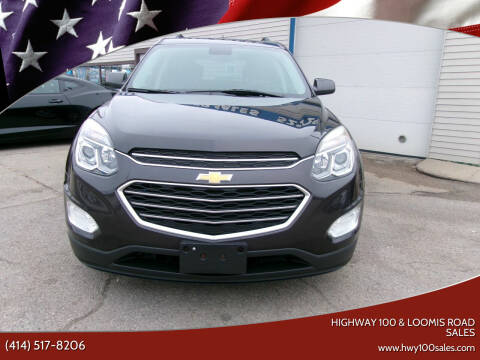 2016 Chevrolet Equinox for sale at Highway 100 & Loomis Road Sales in Franklin WI