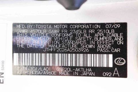 2010 Lexus IS 250C