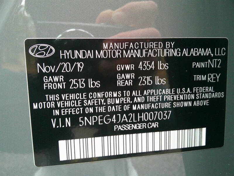 2020 Hyundai Sonata SE