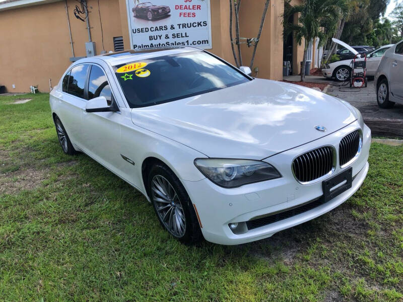 2012 BMW 7 Series for sale at Palm Auto Sales in West Melbourne FL