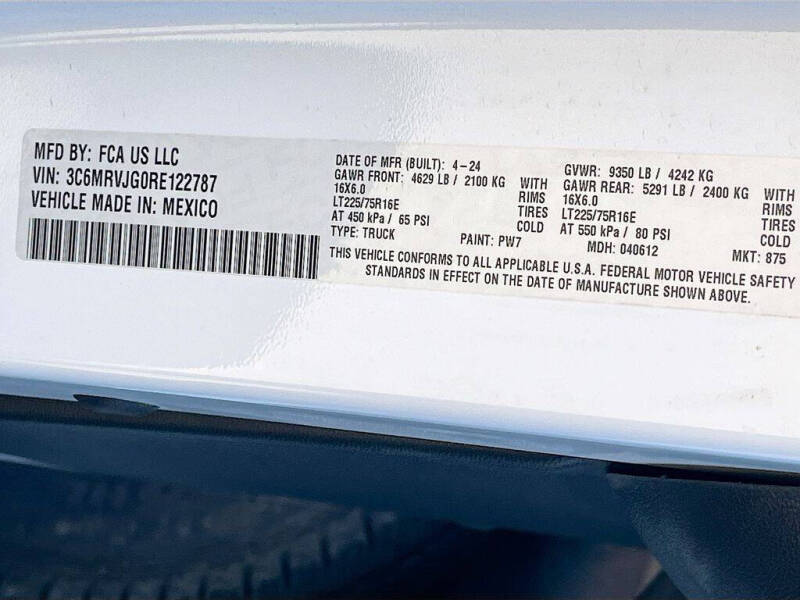 2024 RAM ProMaster