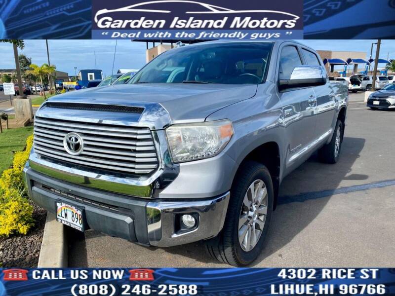 2016 Toyota Tundra for sale at Garden Island Motors in Lihue HI