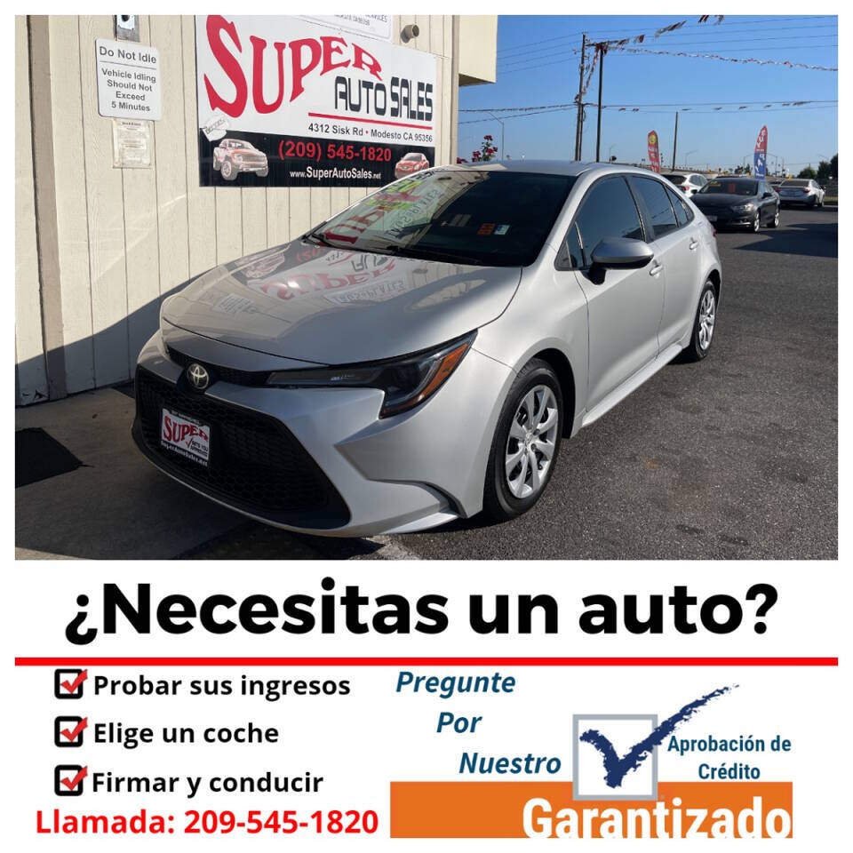 2020 Toyota Corolla for sale at Super Auto Sales Modesto in Modesto, CA