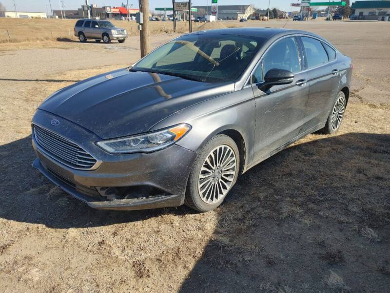2017 Ford Fusion for sale at BERG AUTO MALL & TRUCKING INC in Beresford SD