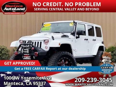 2017 Jeep Wrangler Unlimited for sale at Manteca Auto Land in Manteca CA